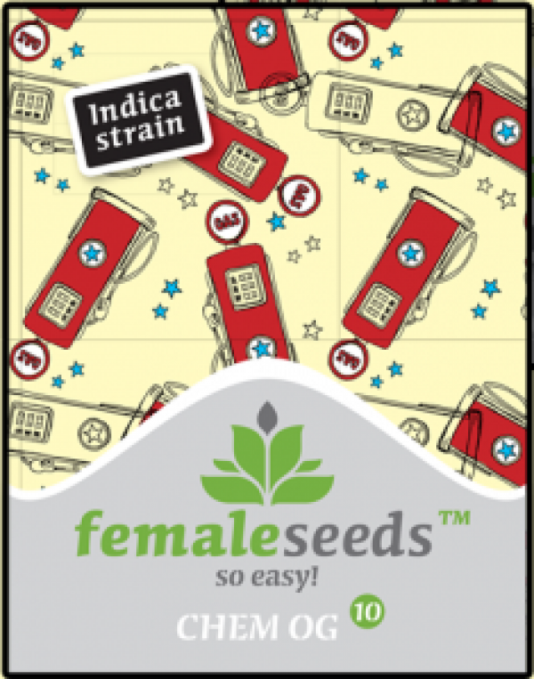 Chem OG Feminised Cannabis Seeds | Female Seeds 