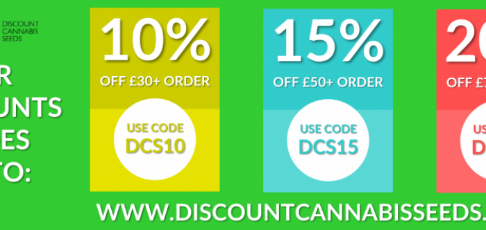 Discount Codes - Discount Cannabis Seeds