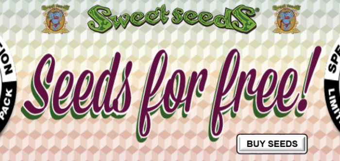 Sweet Seeds Promotion | Cannabis Seeds Store